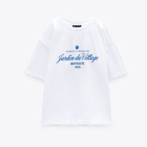 Jardin du Village Embroidered T-Shirt